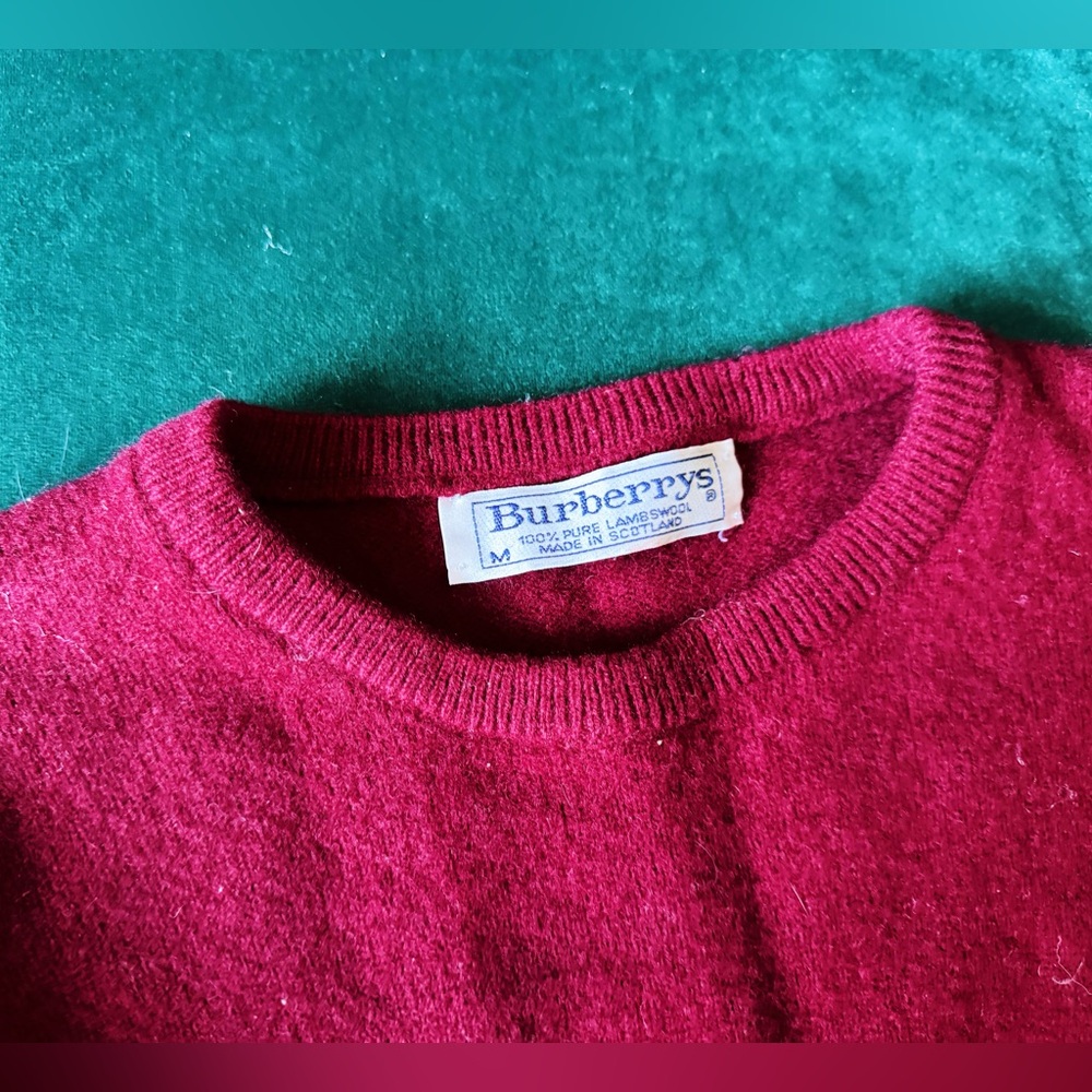Authentic Burberry Wool Sweater - image 3
